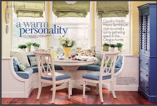 Wainscoting featured in the Creative Homes magazine
